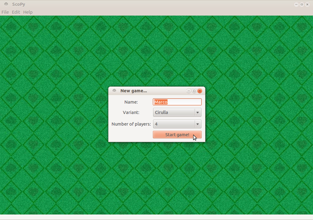 Scopy 1.0 start window